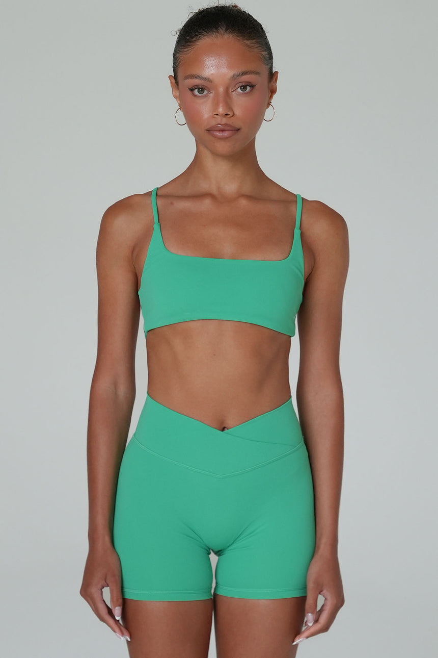 CLASSIC FIT CROSS WAIST SHORTS - PALM